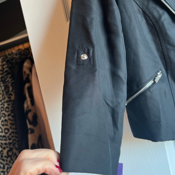 Bebe Moto Jacket Black sz Medium - Picture 5 of 13